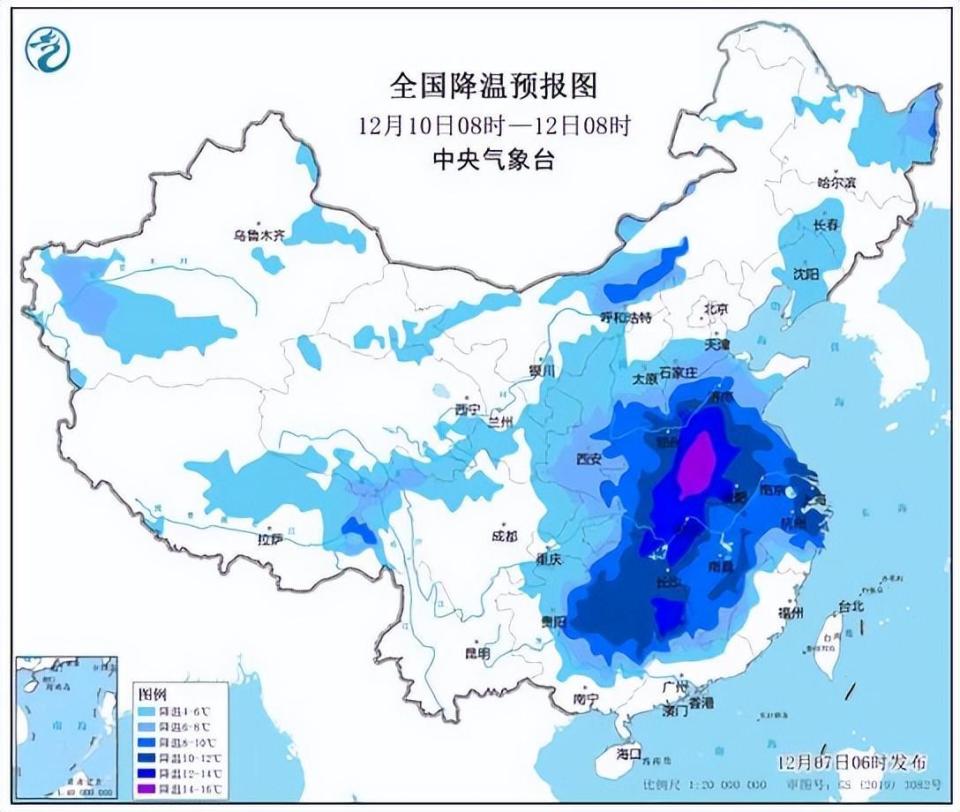 揭秘中国各地气温骤降现象，哪里降温最大？